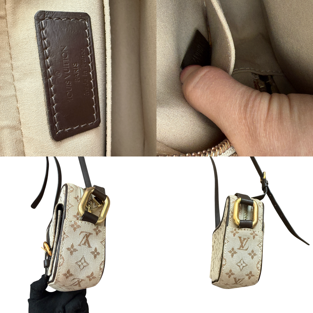 Louis Vuitton monogram mini Lin Juliette crossbody bag authentic with COA