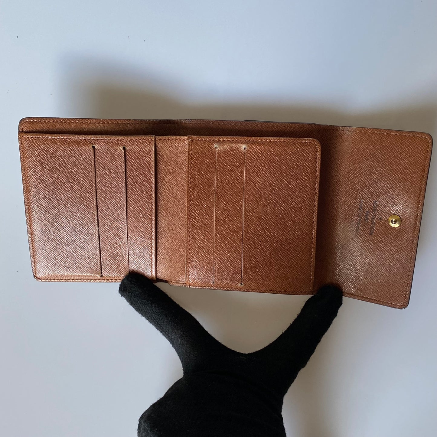 Louis Vuitton monogram compact wallet Authentic with COA