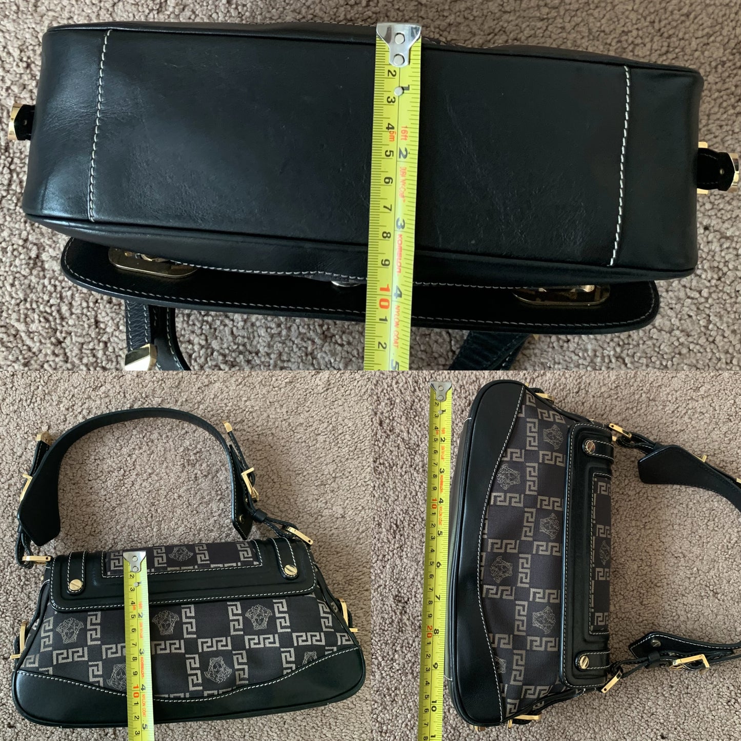 Authentic rare Versace women’s vintage medusa handbag