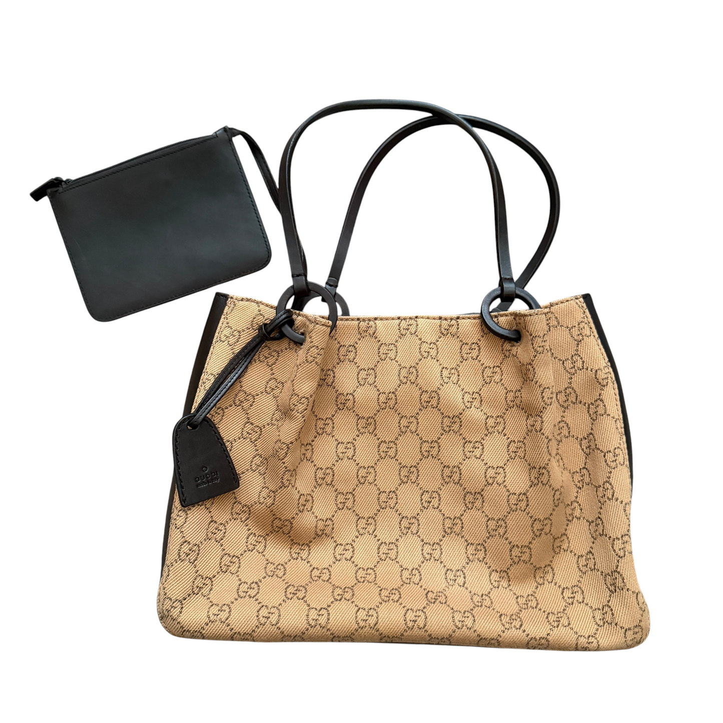 Gucci monogram hobo bag 12x8.5x4.5” authentic with COA