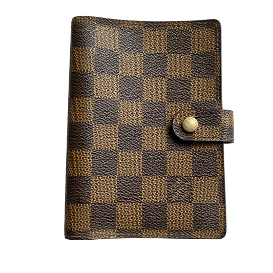 Louis Vuitton damier ebene agenda PM CA1909 authentic with coa