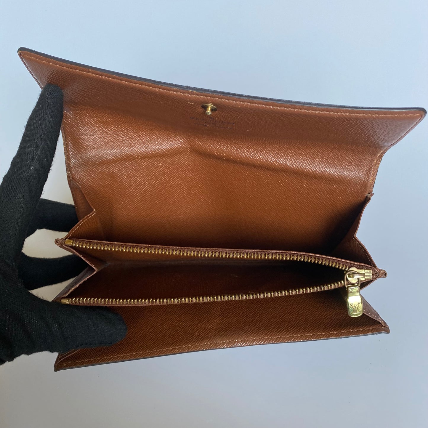 Louis Vuitton monogram Sarah long wallet MB0083 Authentic with COA