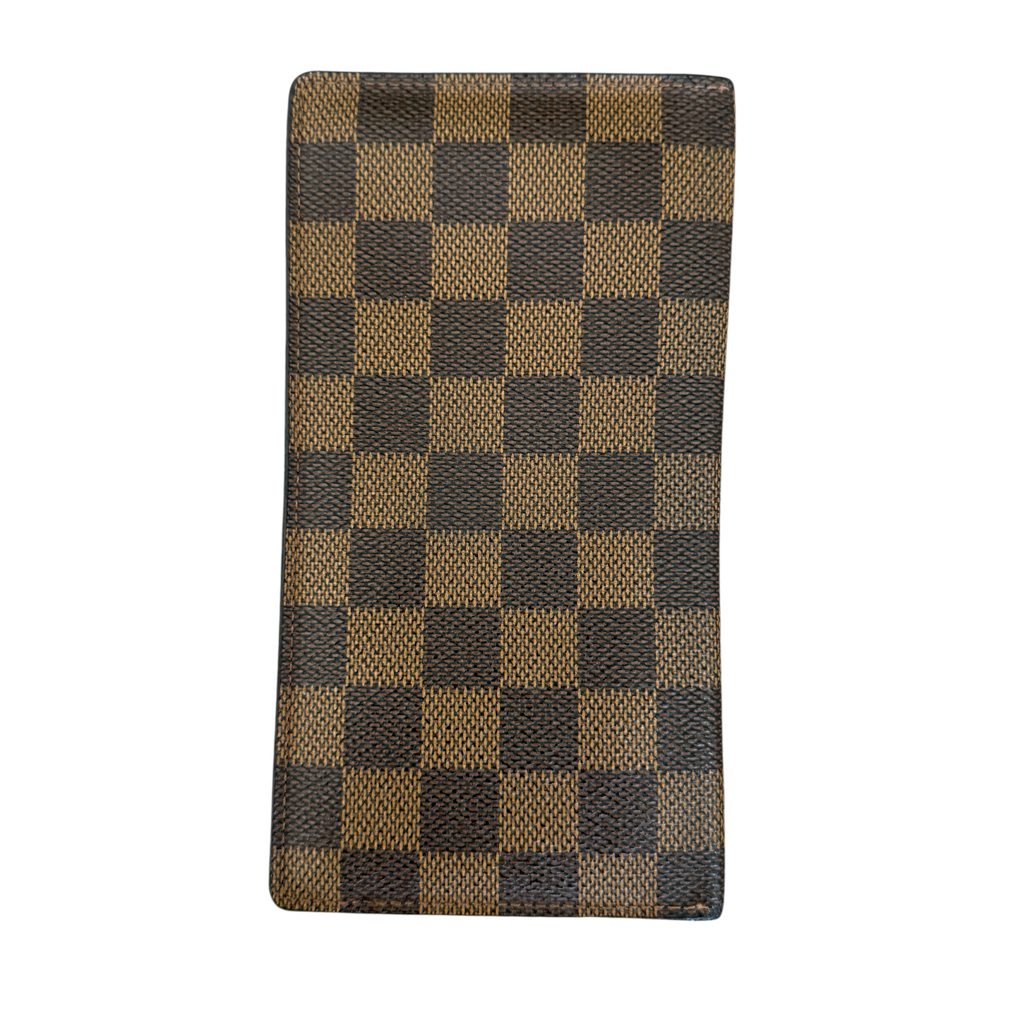 Louis Vuitton damier brown bifold card holder wallet organizer authentic with COA MI0082