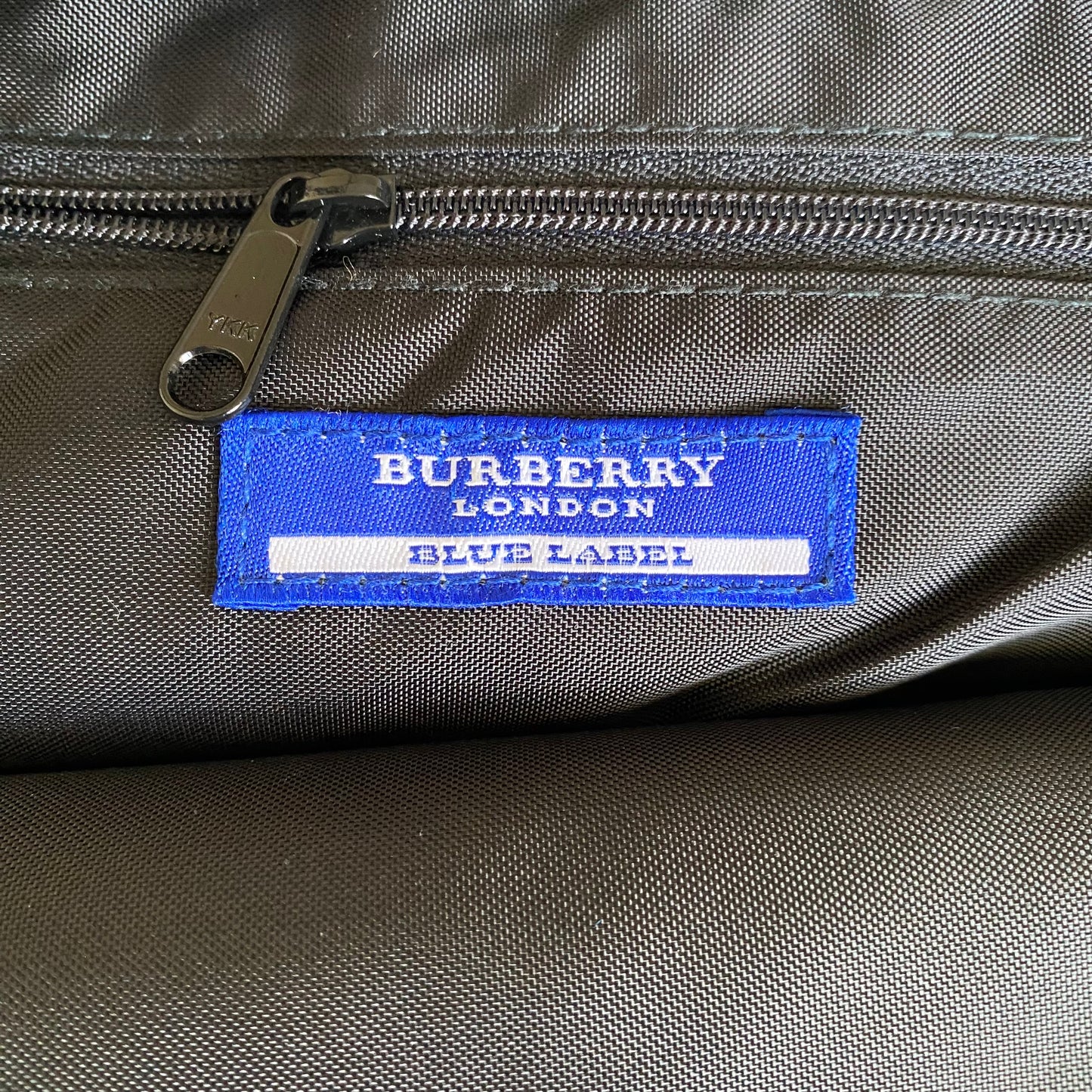 Burberry nova check black leather handbag Authentic with COA