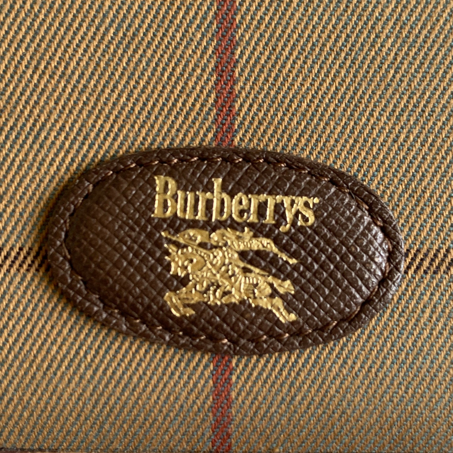 Burberry vintage check long wallet authentic with COA 7.2x3.5