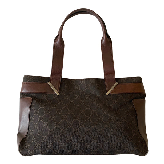 Gucci GG monogram canvas tote bag authentic with COA