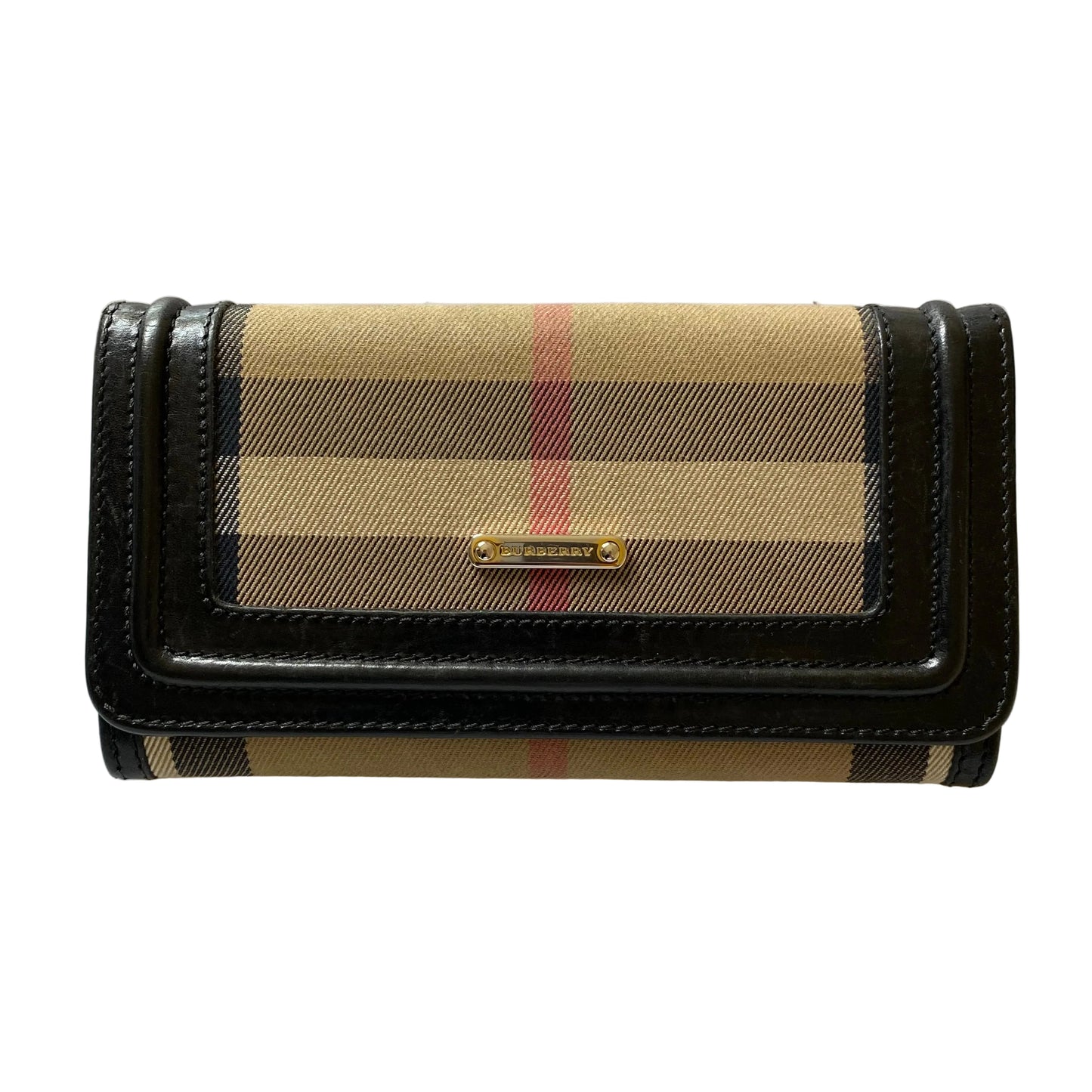 Burberry nova check long wallet Authentic with COA