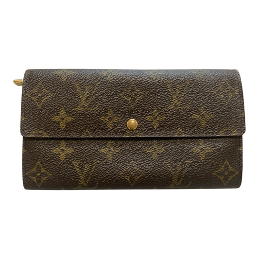 Louis Vuitton monogram Sarah long wallet CA0937 Authentic with COA