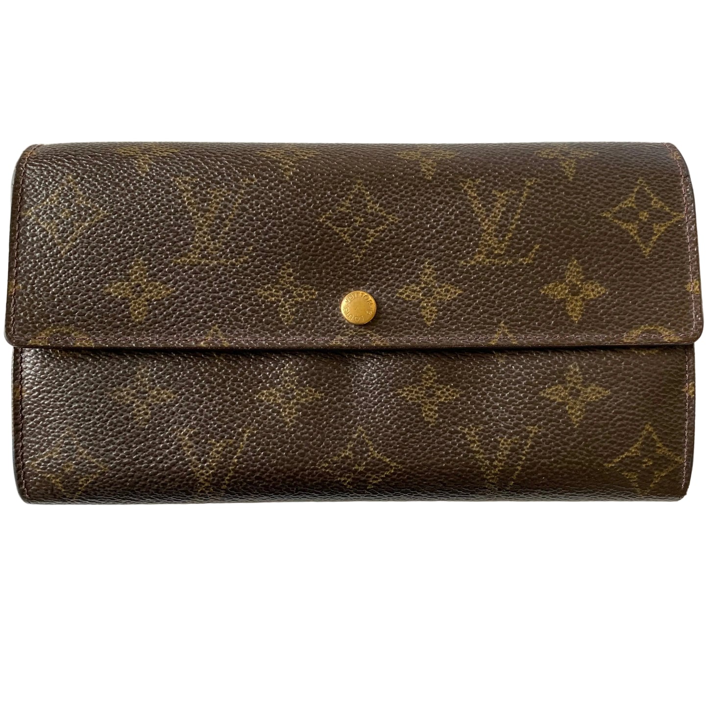 Louis Vuitton monogram long wallet TH0071 Authentic with COA