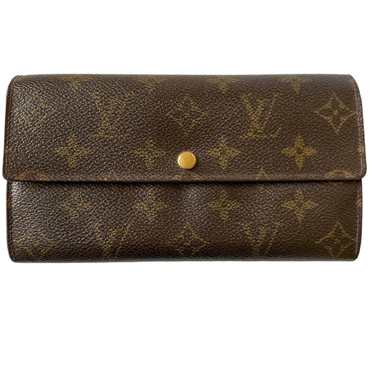Louis Vuitton monogram long wallet TH0071 Authentic with COA