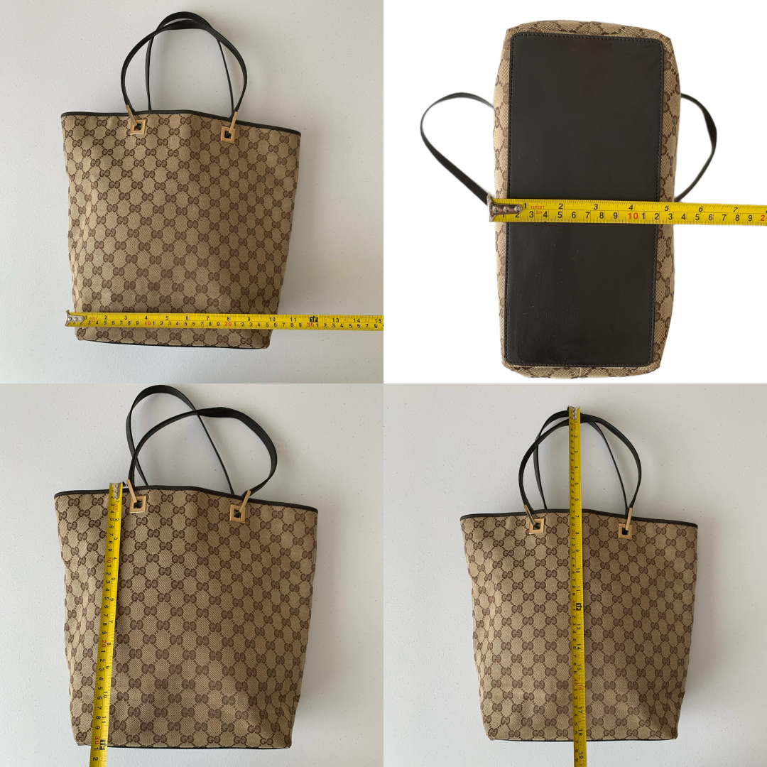 Gucci monogram tote bag Handbag authentic with COA