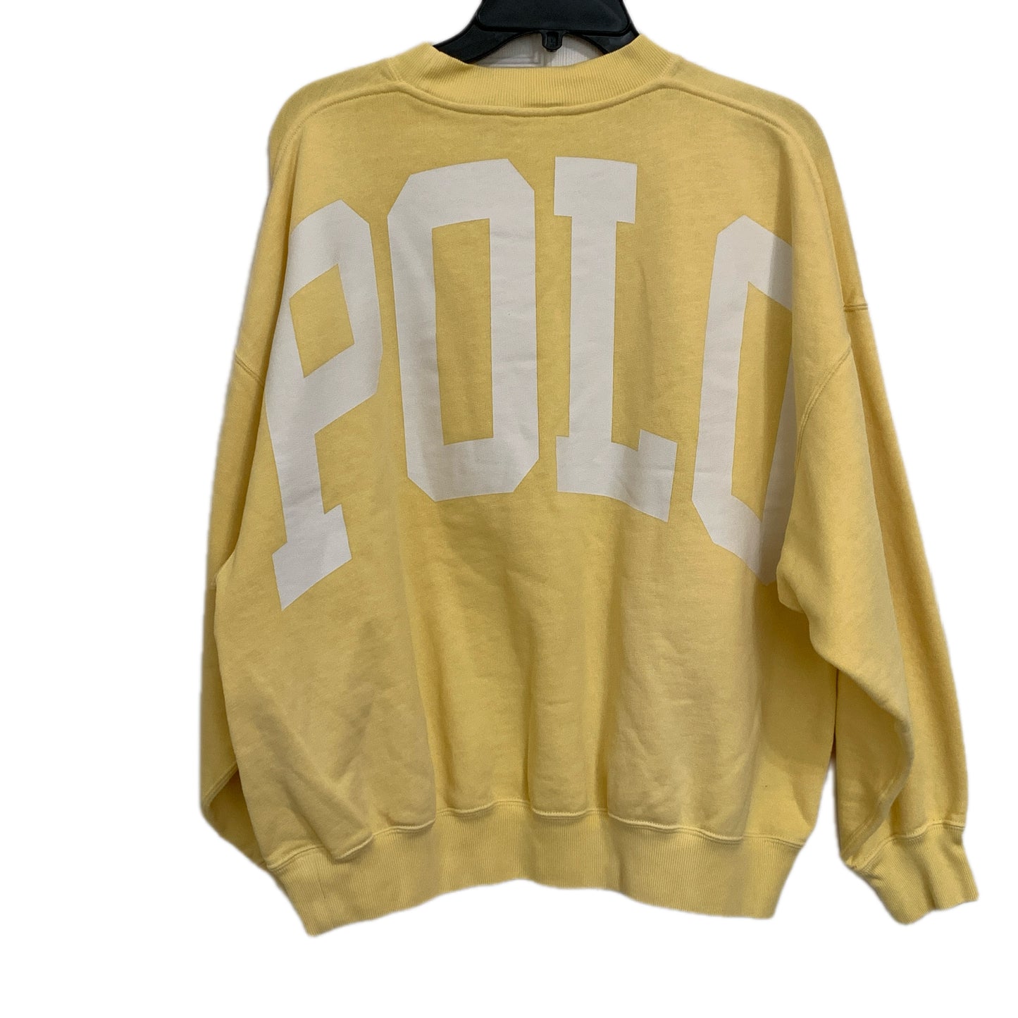 Polo By Ralph Lauren women's NWT yellow sweatshirt size small