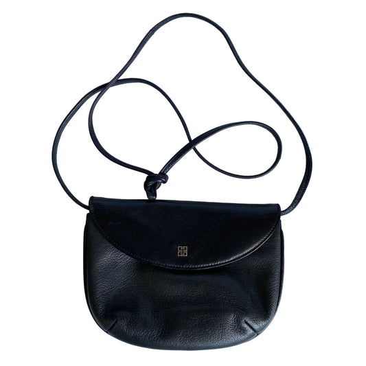 Givenchy 4G logo black leather crossbody bag authentic with coa