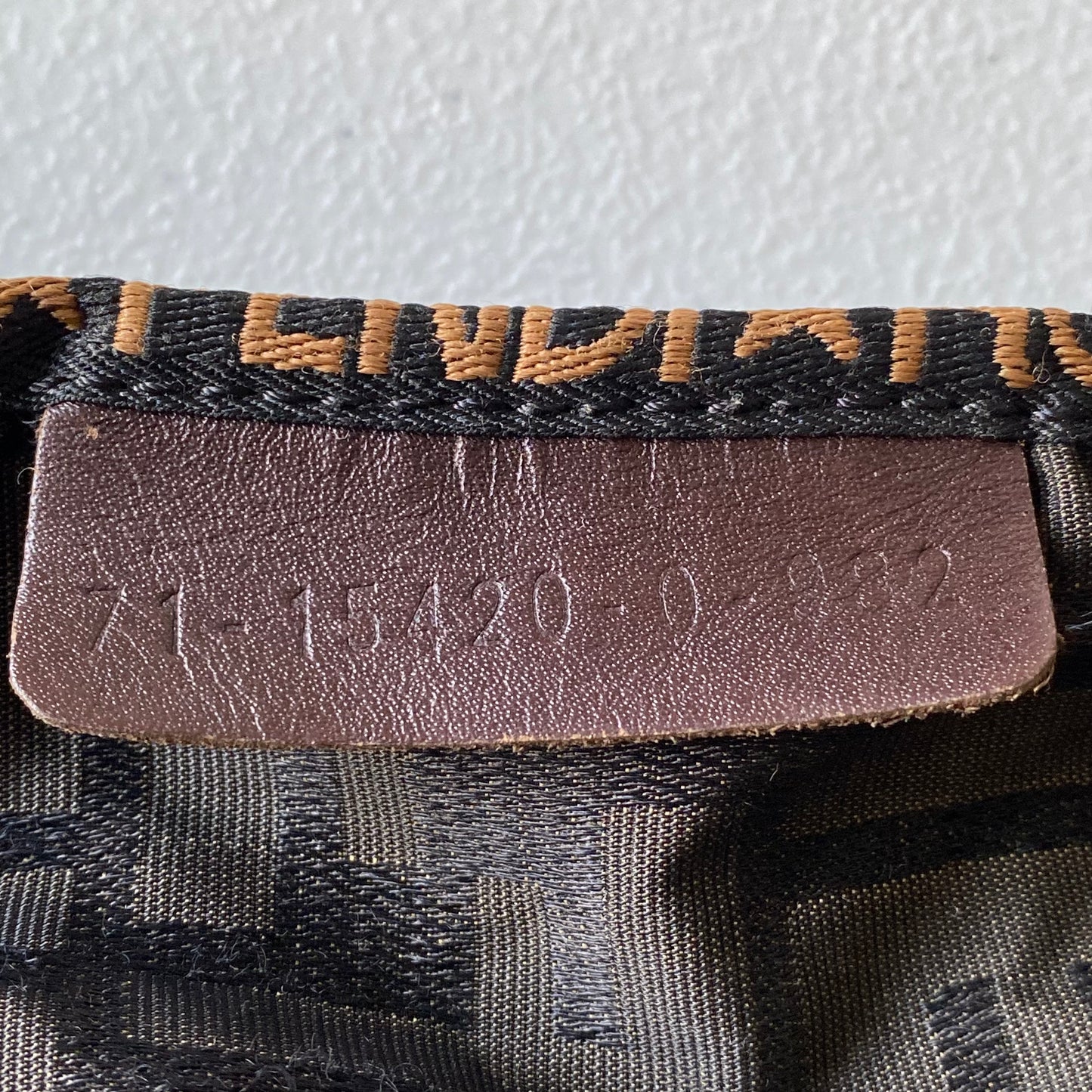 Fendi FF monogram foldable luggage bag Authentic with COA