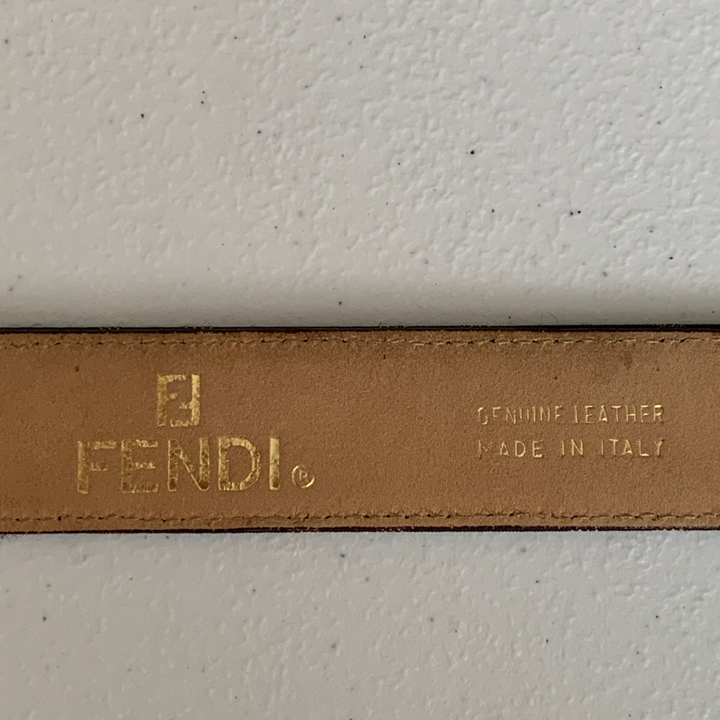 Fendi zucca monogram Belt authentic with COA Italian size 50