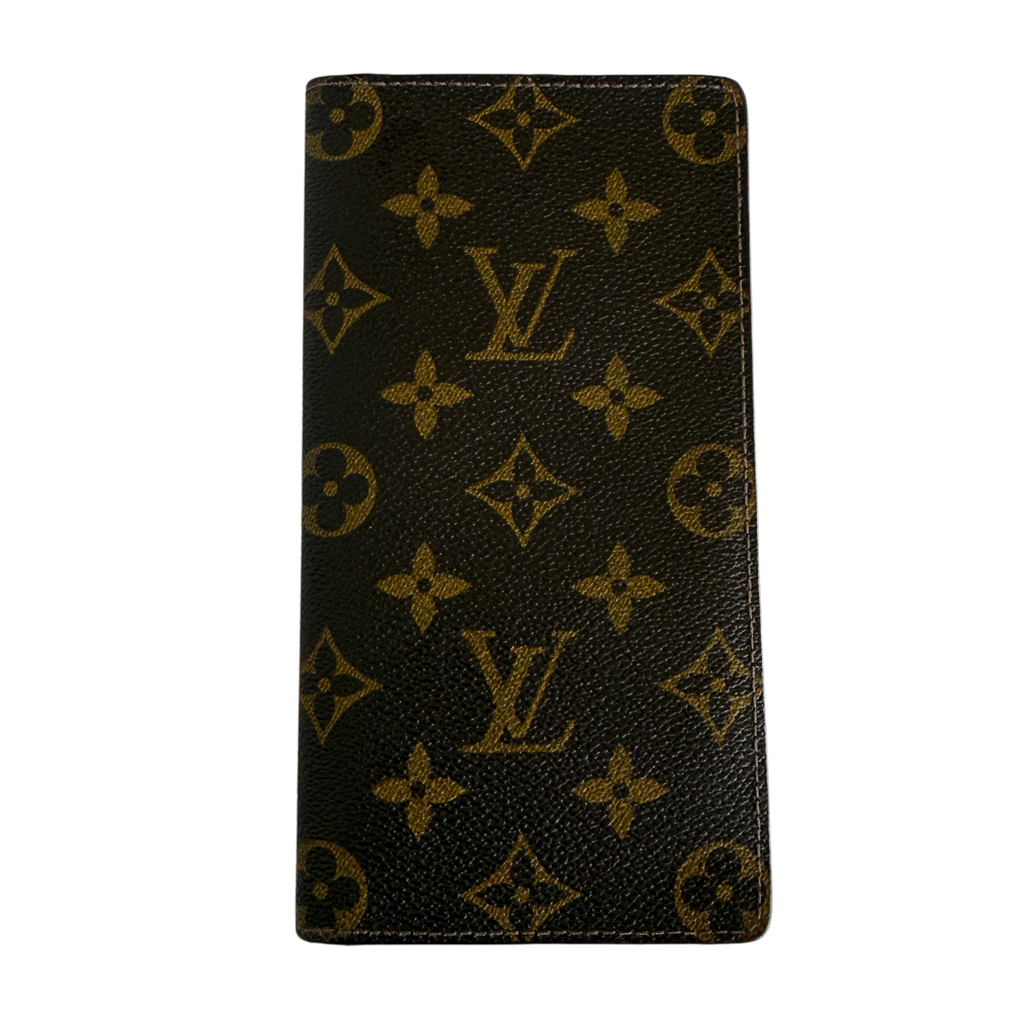 Louis Vuitton monogram long card holder wallet unisex authentic with COA CT1910