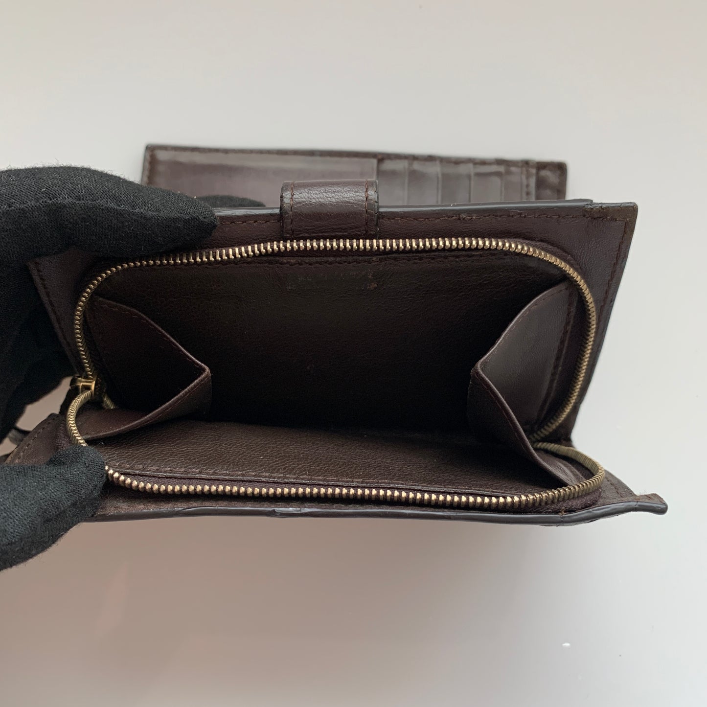 Bottega Veneta women’s wallet brown leather authentic with COA