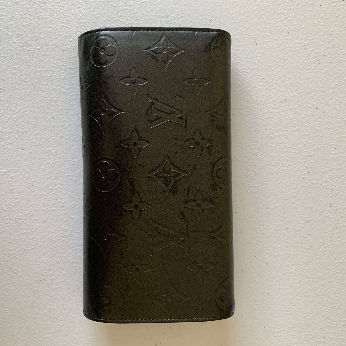 Louis Vuitton matt monogram wallet TH0042 authentic with COA 7.6x4.4
