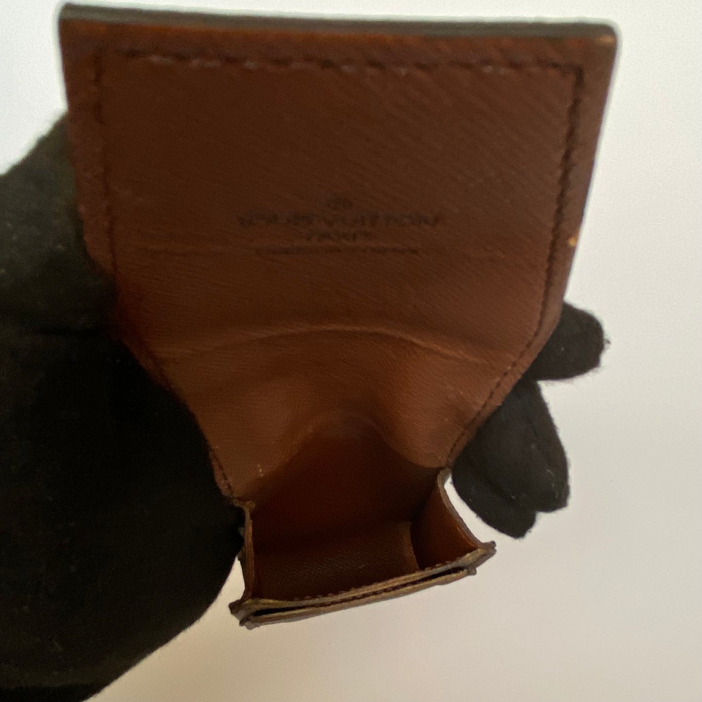 Louis Vuitton monogram cigarette holder CT0073 Authentic with COA 4.7x2.6
