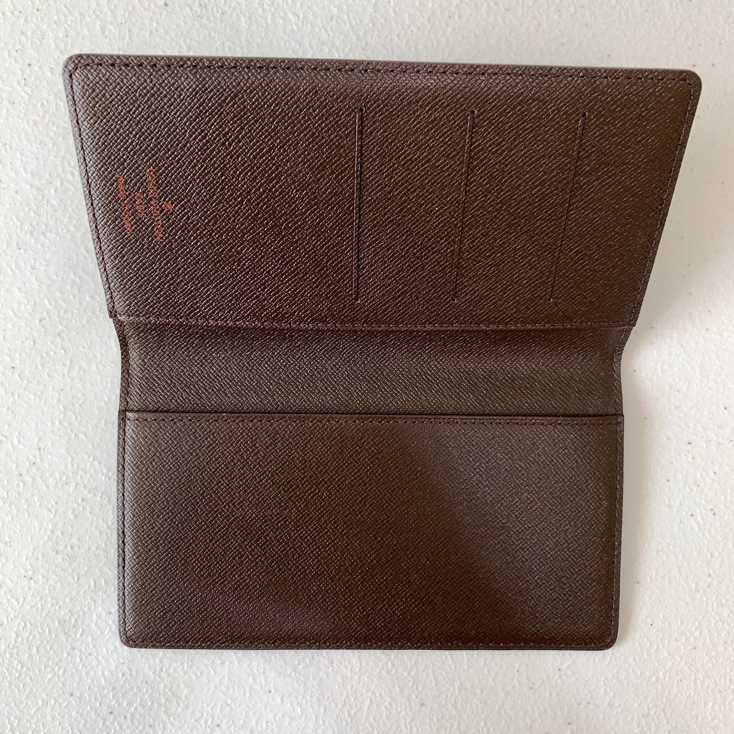 Louis Vuitton damier card holder wallet unisex ca1908 authentic with COA