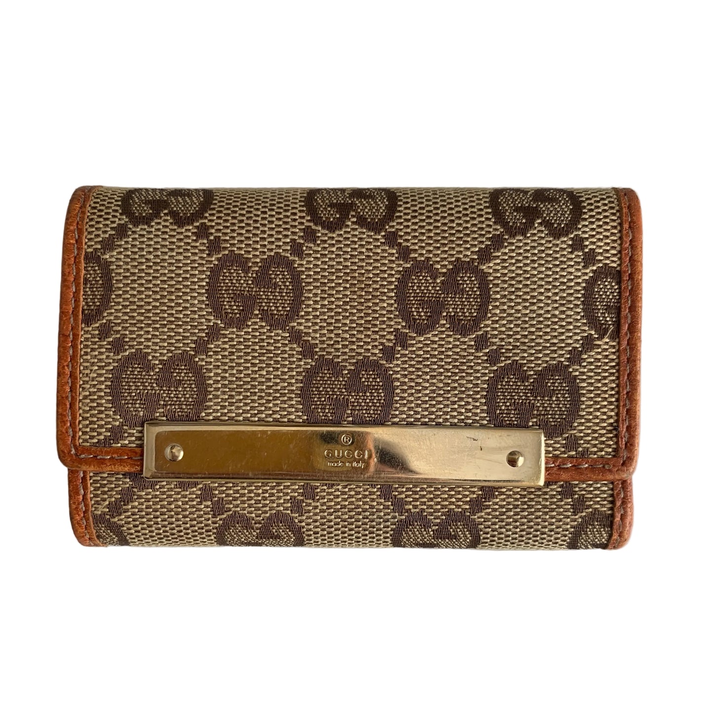 Gucci monogram 6 ring Key holder unisexAuthentic with COA