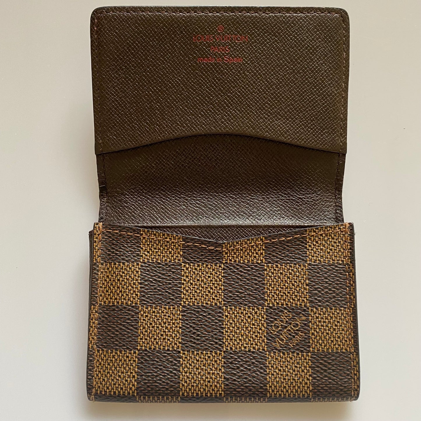 Louis Vuitton damier card holder wallet CA1011 Authentic with coa