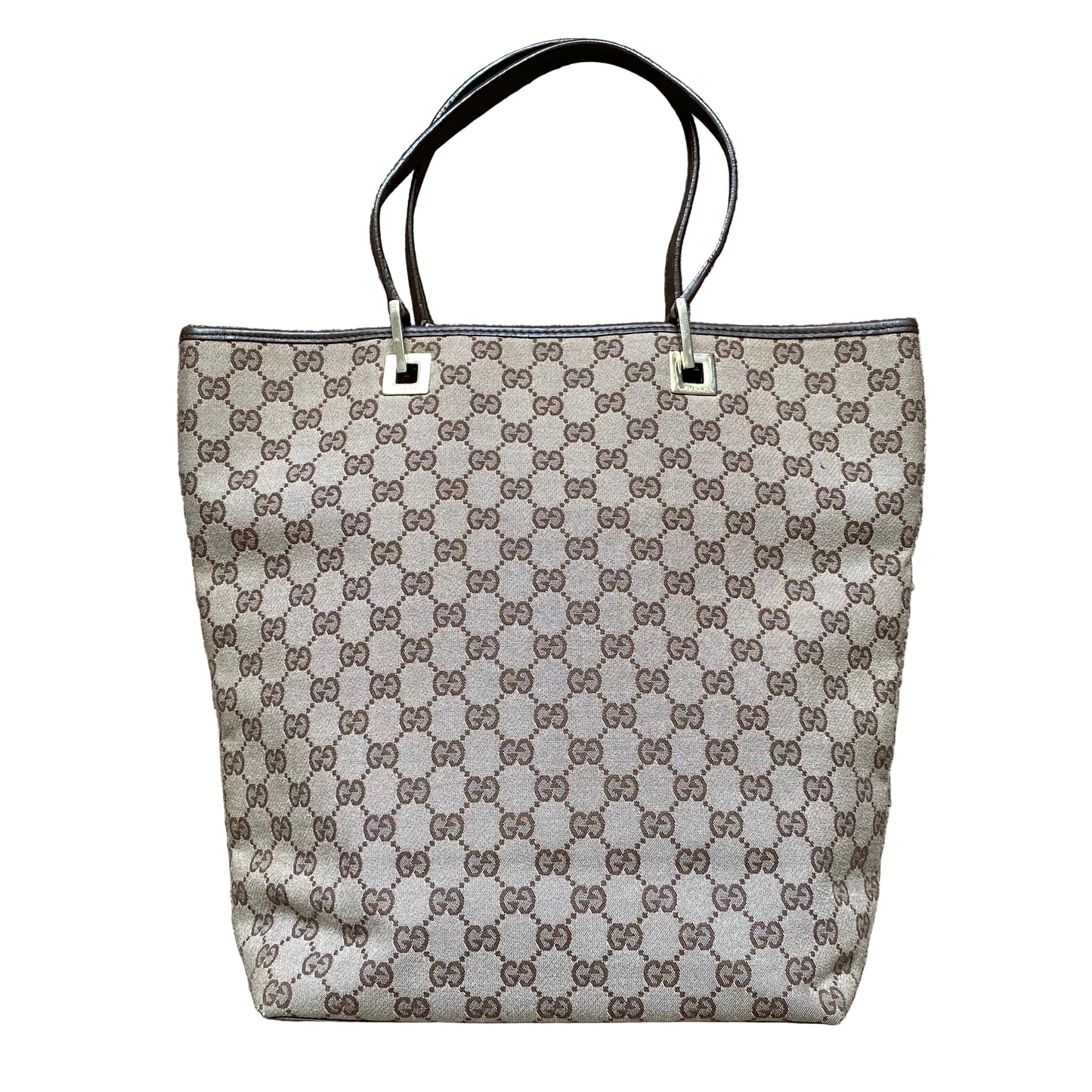 Gucci monogram tote bag handbag Authentic with COA 14x12.5x4.4
