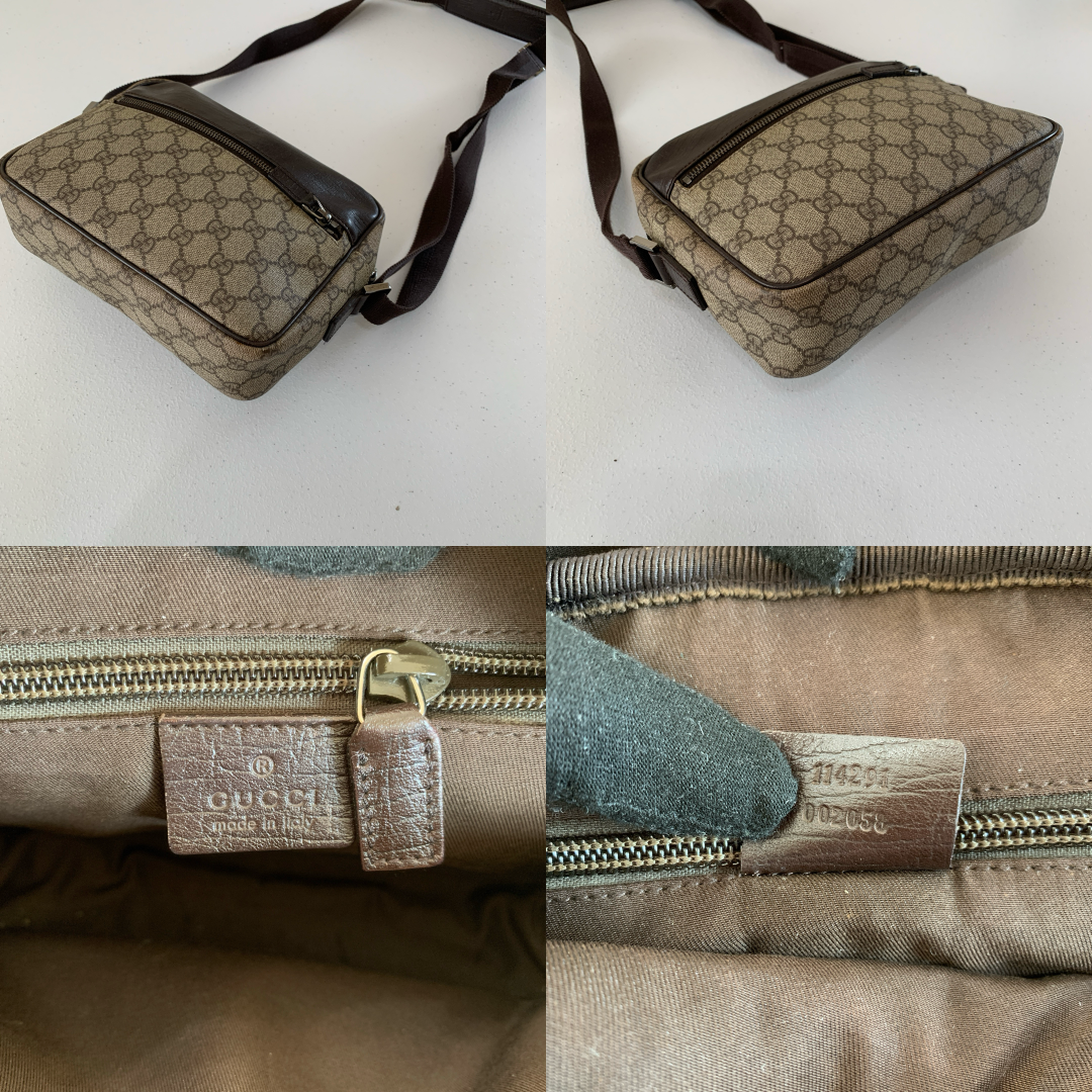 Gucci GG supreme crossbody Bag authentic with COA