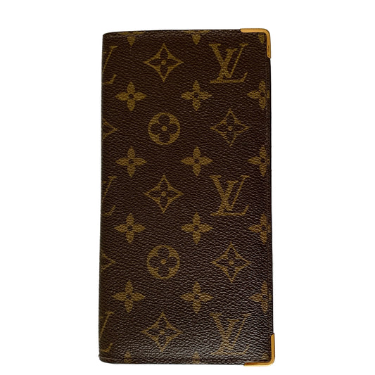 Louis Vuitton monogram long card holder wallet 872 CT authentic with COA