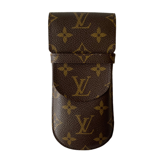 Louis Vuitton monogram glasses holder MI0985 Authentic with COA