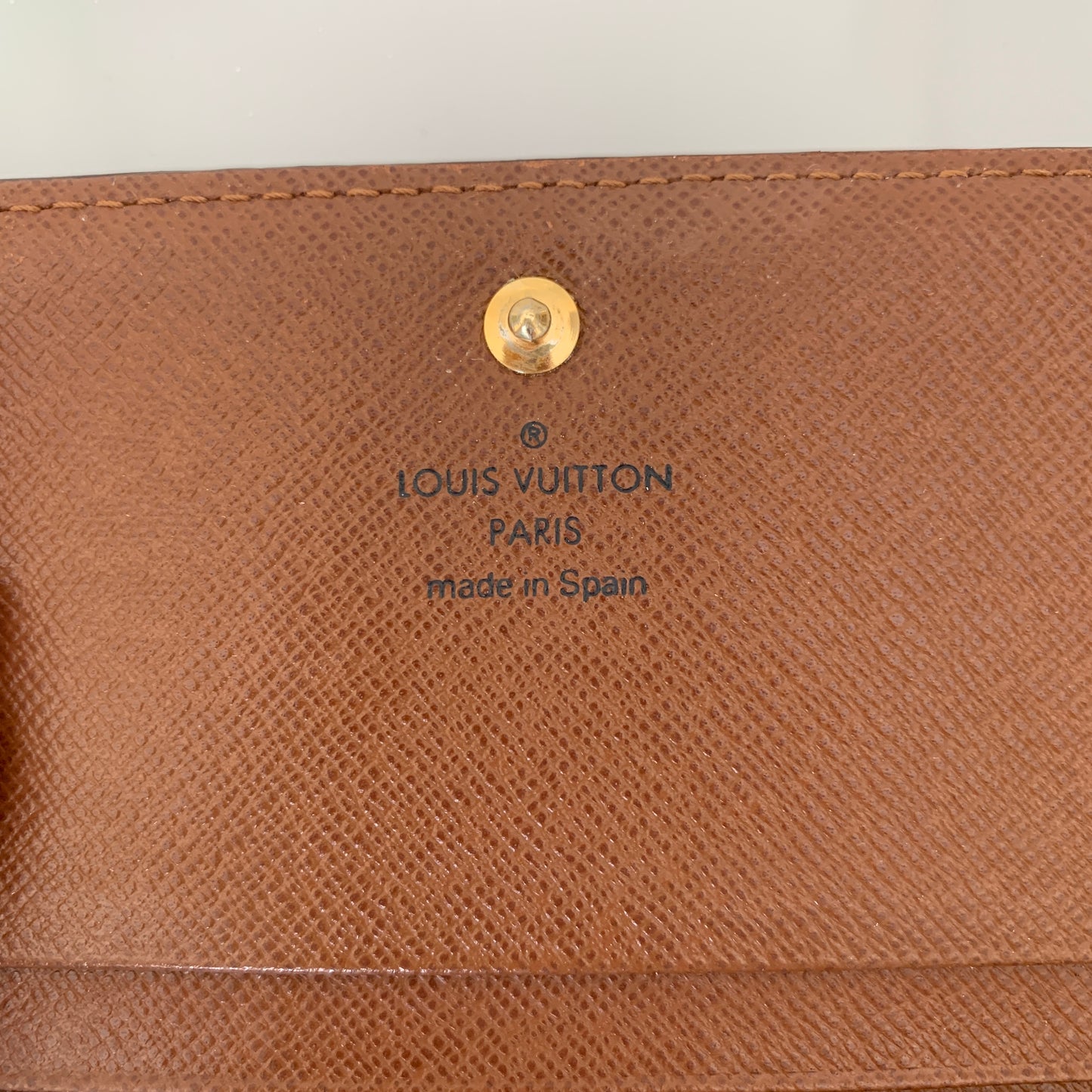Louis Vuitton monogram compact wallet CA1004 authentic with COA
