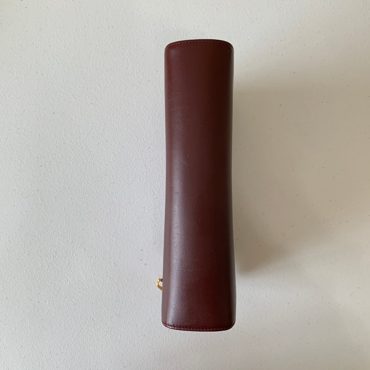 Cartier burgundy leather Clutch bag authentic with COA