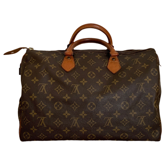 LV1028 Louis Vuitton speedy 35 women's monogram handbag