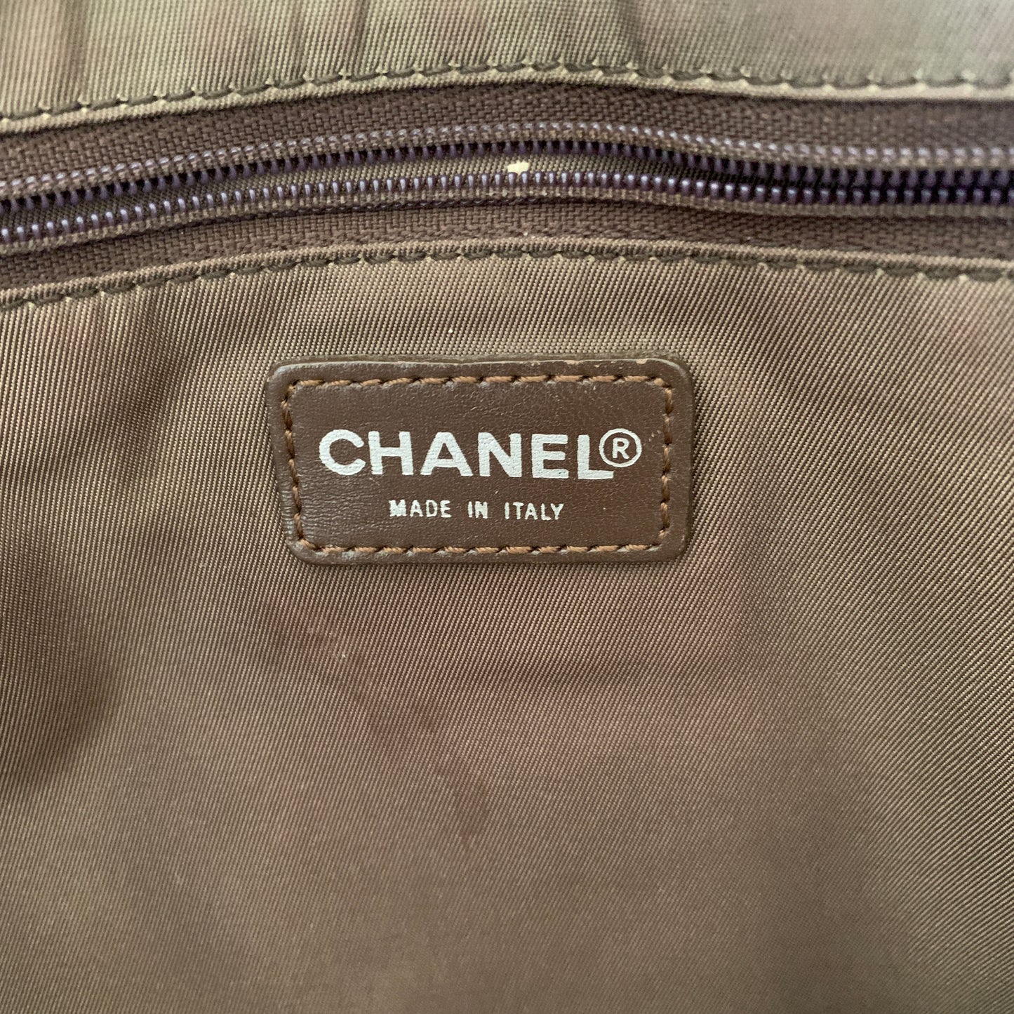 Chanel CC mark travel ligne tote bag authentic with COA