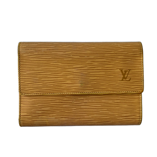 Louis Vuitton yellow Epi leather wallet SP0969 authentic with COA