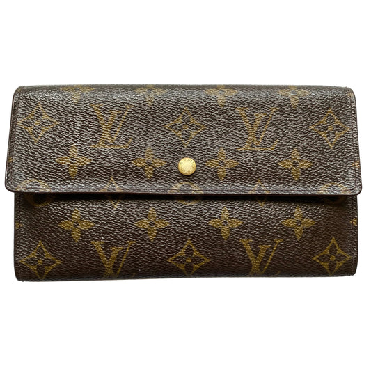 Louis Vuitton monogram Sarah long wallet SD0050 authentic with coa