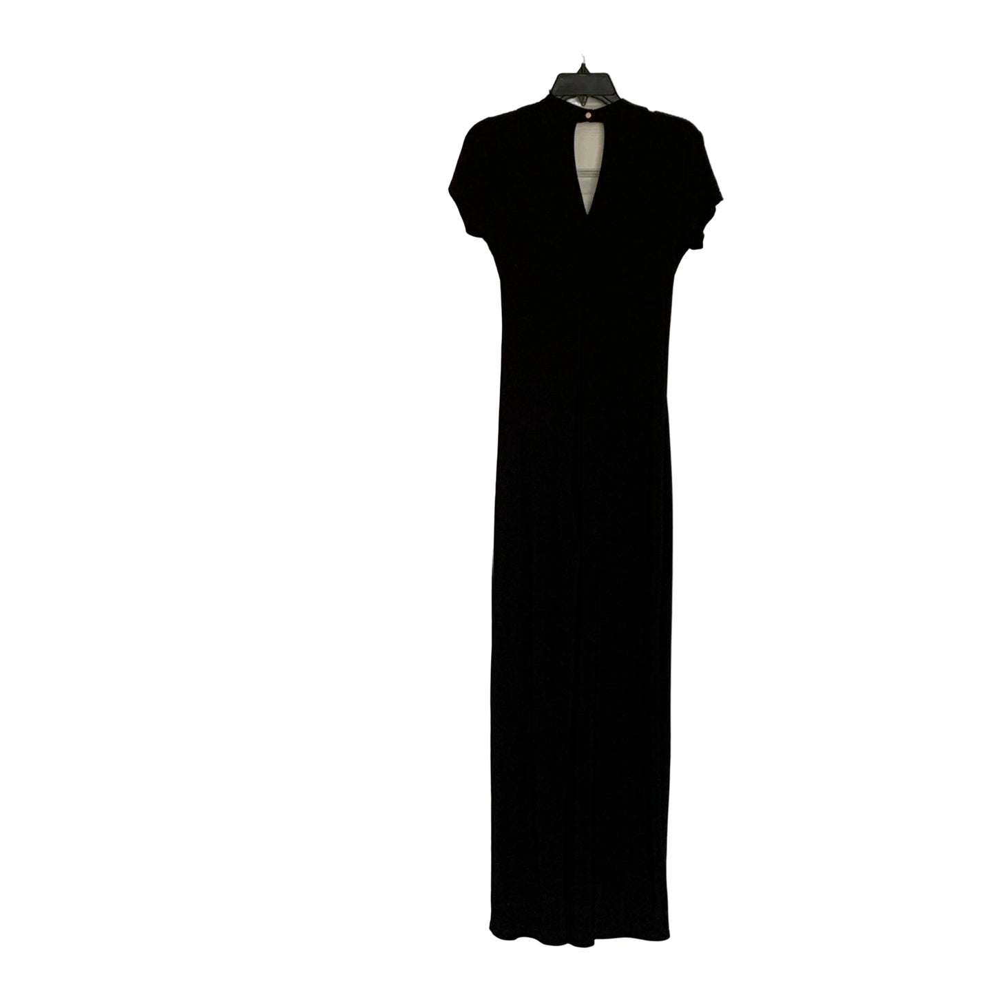Vince Camuto Womens NWT Black short sleeve deep v jumpsuit S M