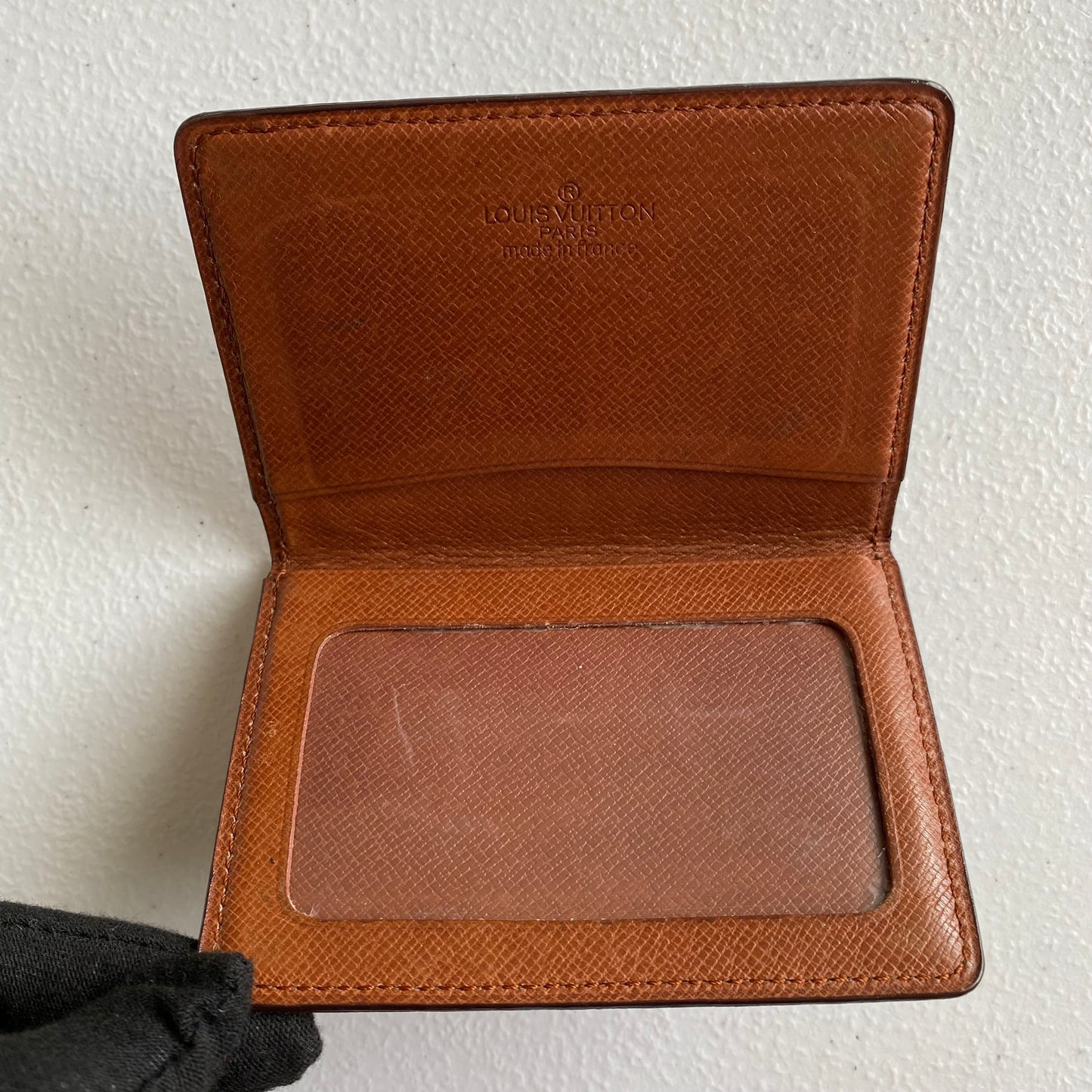 Louis Vuitton monogram unisex card holder MI874 Authentic with COA 3.8x2.8