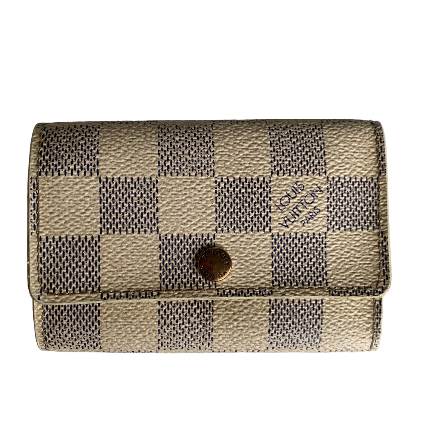 Louis Vuitton damier azure key case Keyholder CT4112 authentic with COA