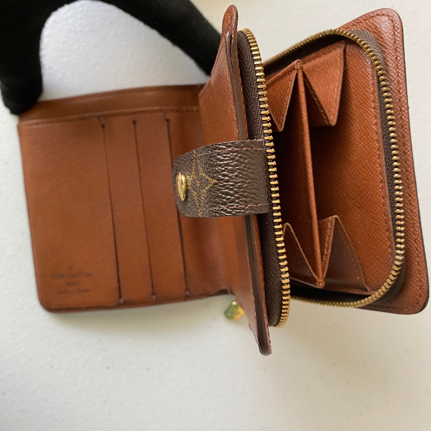 Louis Vuitton monogram compact unisex wallet CA1907 Authentic with COA