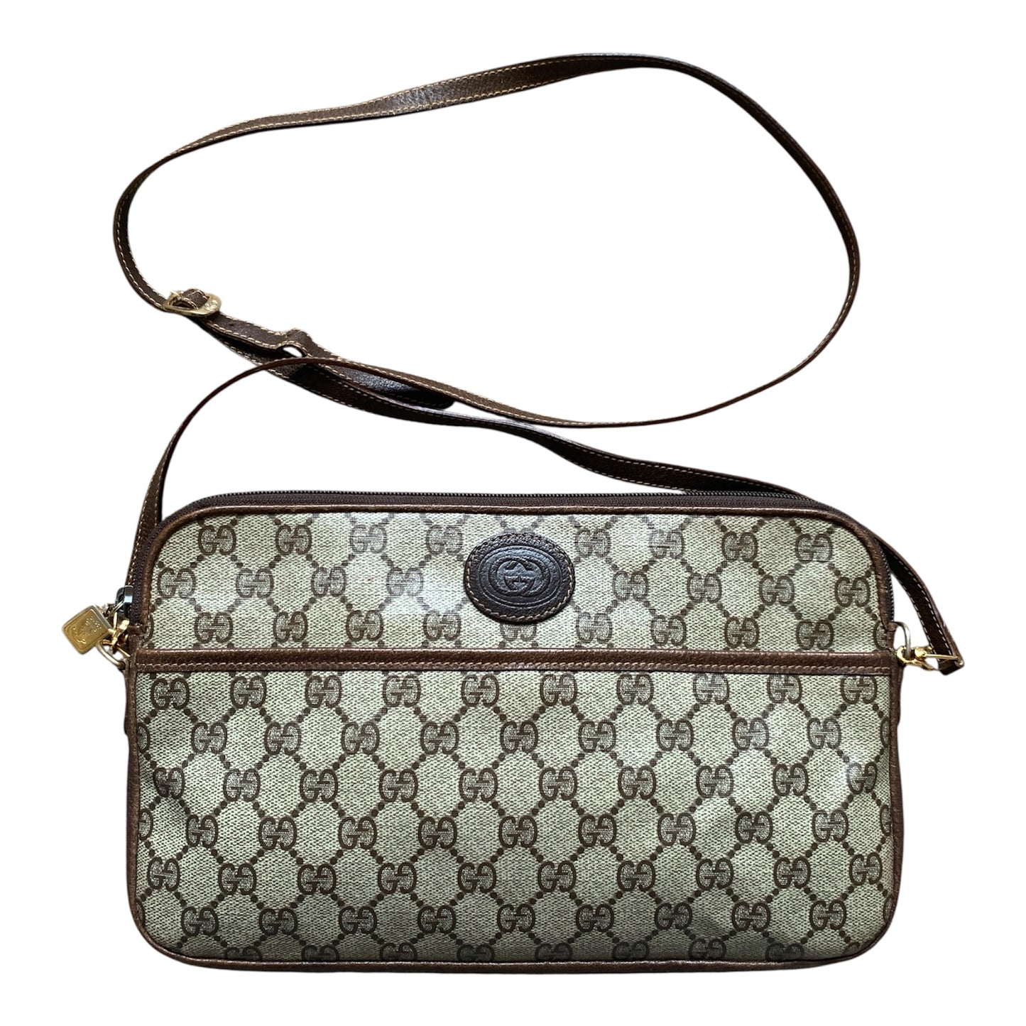Gucci vintage GG supreme crossbody bag Authentic with COA