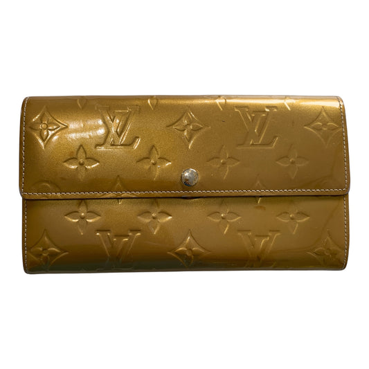 Louis Vuitton monogram vernis long wallet TS2172 Authentic with COA