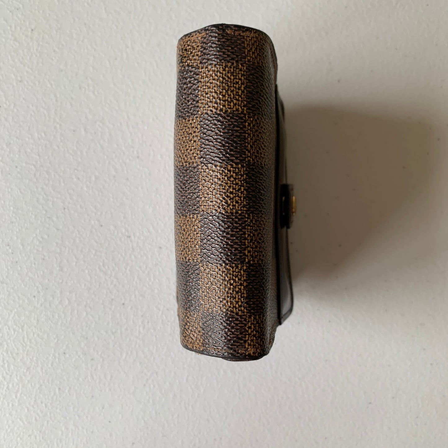 Louis Vuitton damier brown compact wallet CA 0949 authentic with COA