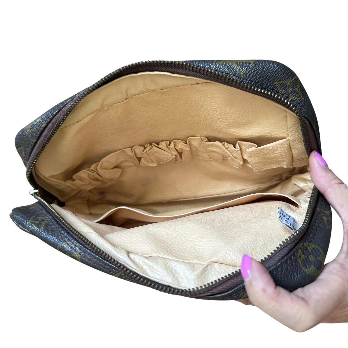Louis Vuitton monogram Cosmetic pouch trousse toilette 23 authentic with COA