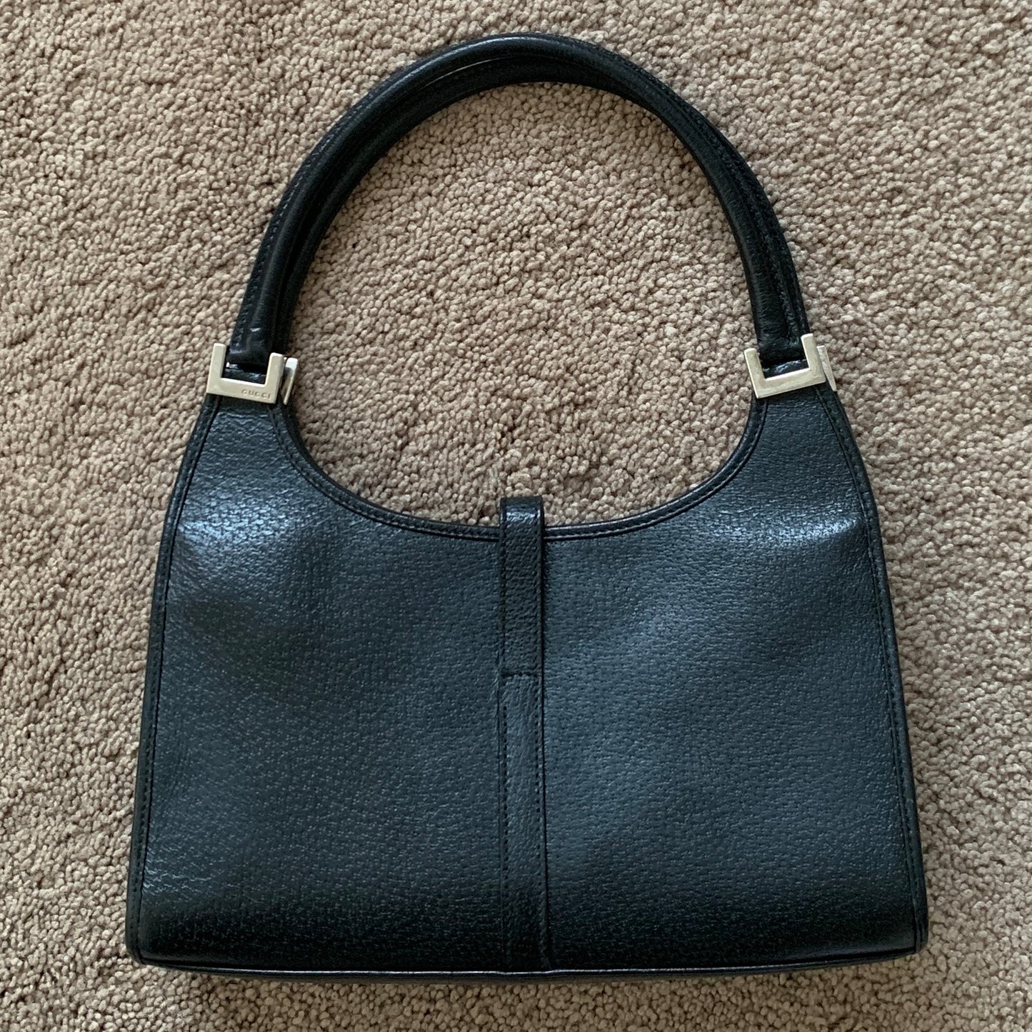 Authentic Gucci vintage Jackie black leather bag