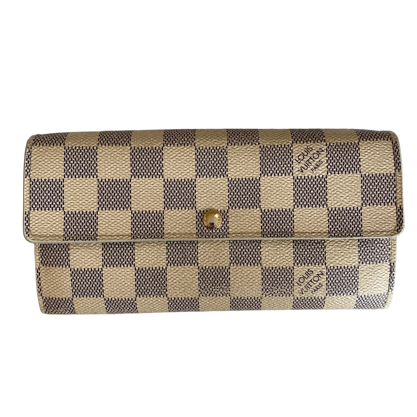 Louis Vuitton damier azur long wallet ca4121 authentic with coa