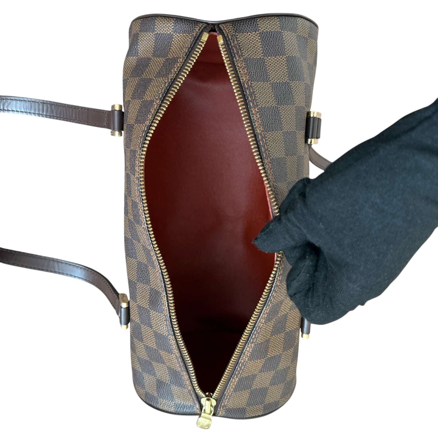 Louis Vuitton damier ebene papillon 30 shoulder bag authentic with COA