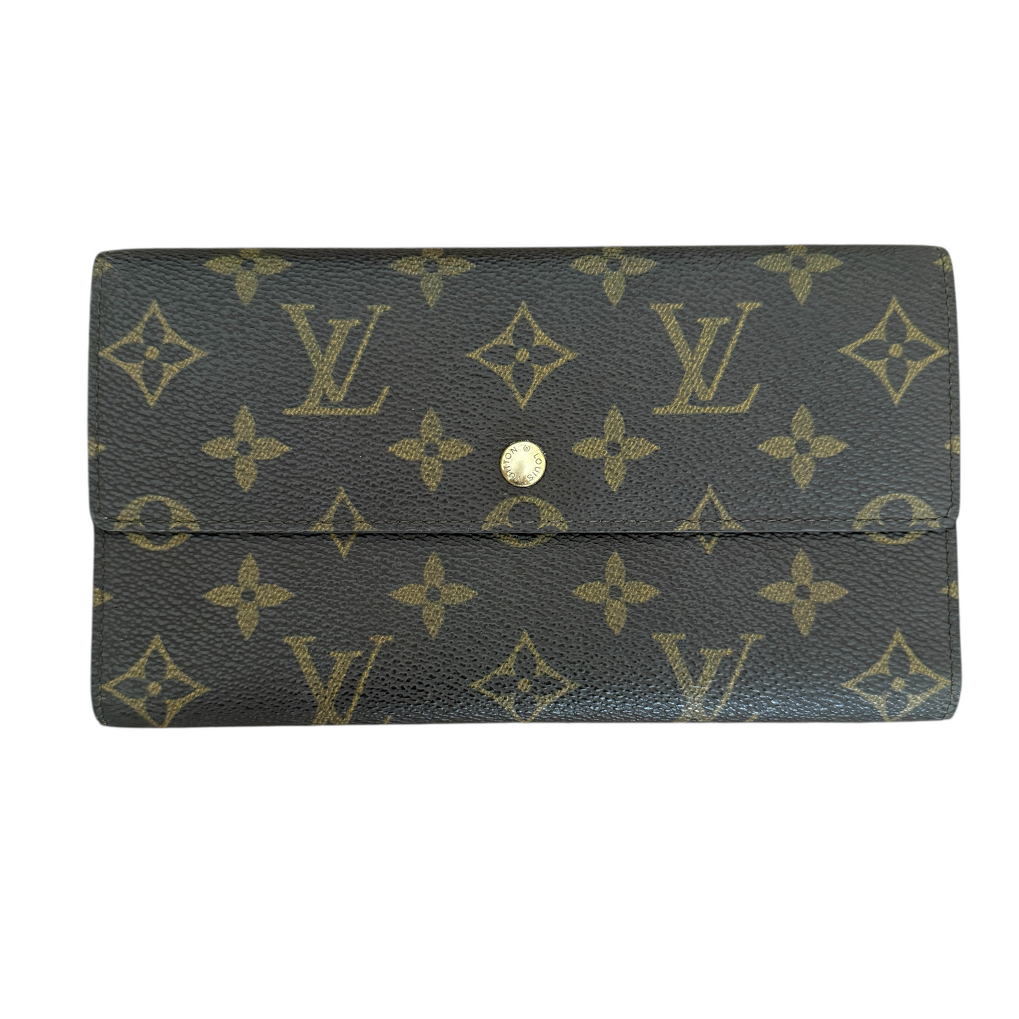 Louis Vuitton monogram long wallet authentic with COA