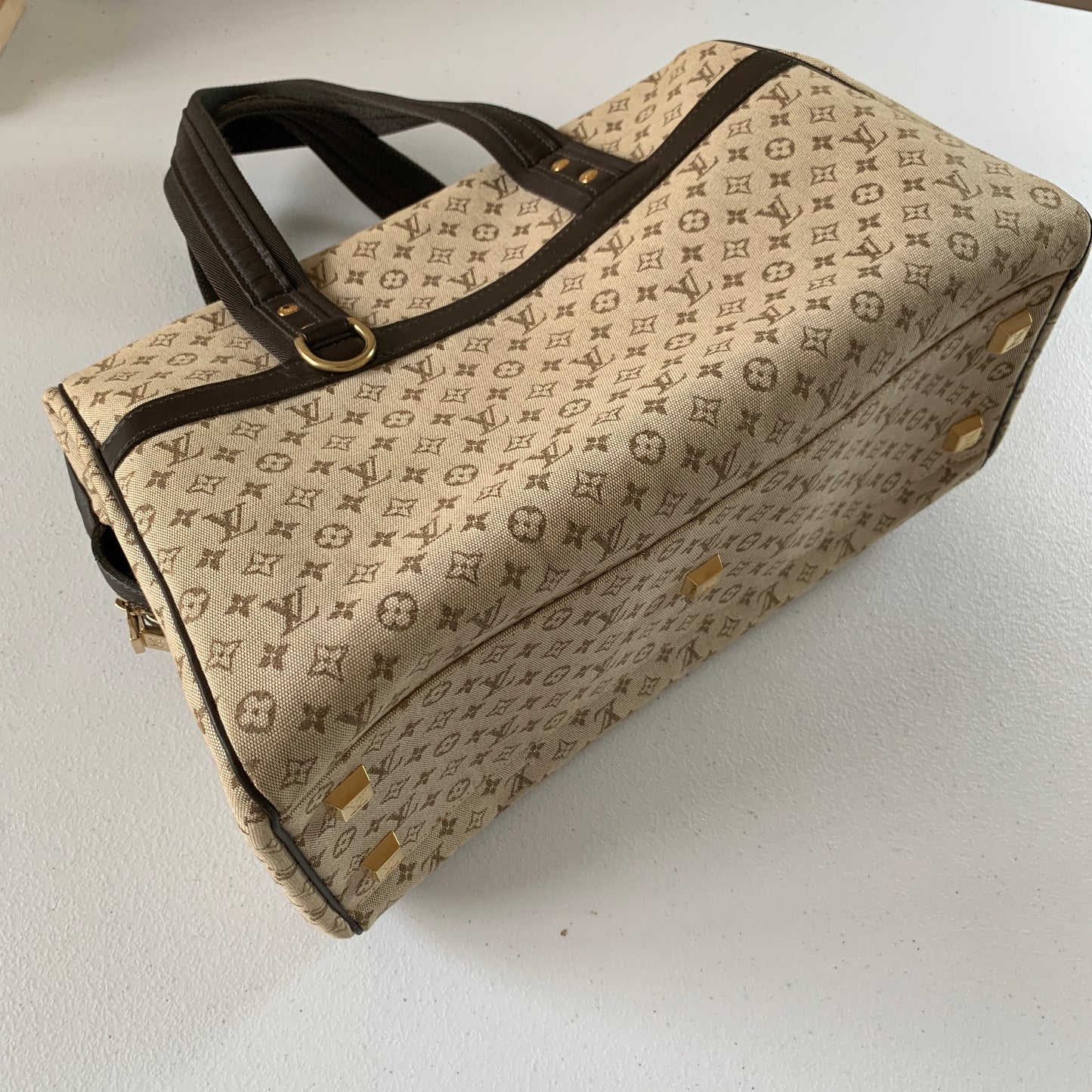 Louis Vuitton monogram mini Lin handbag josephine authentic with COA