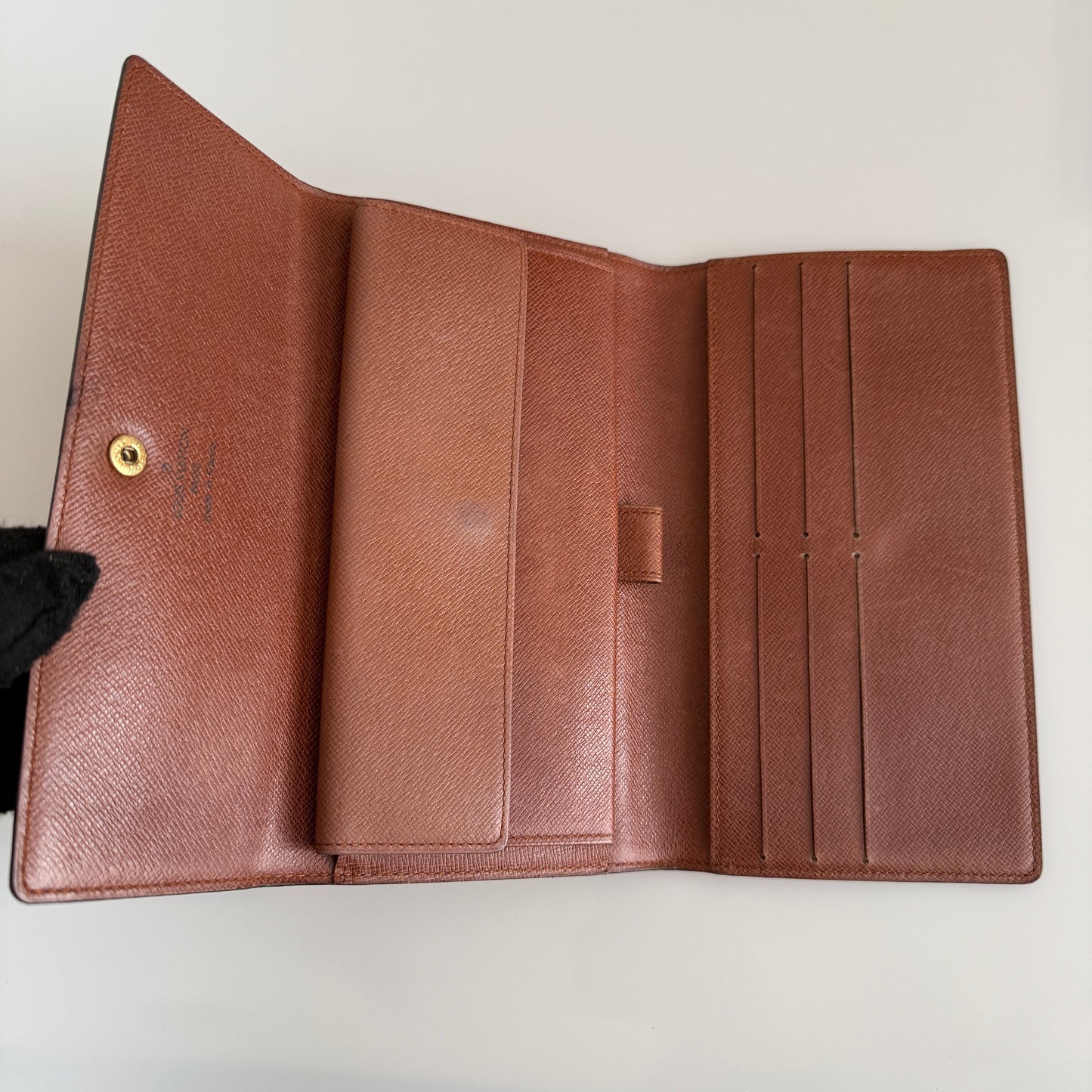 Louis Vuitton monogram long wallet authentic with COA